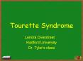 Tourette Syndrome PowerPoint PPT Presentation