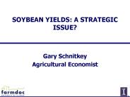 SOYBEAN YIELDS: A STRATEGIC ISSUE?