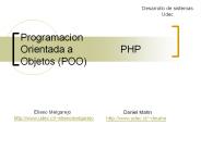 Programacion Orientada a         PHP Objetos (POO)
