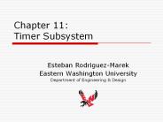 Chapter 11: Timer Subsystem