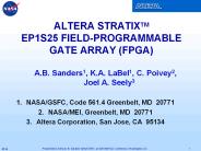 ALTERA STRATIXTM EP1S25 FIELD-PROGRAMMABLE GATE ARRAY (FPGA)