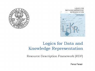 Logics for Data and Knowledge Representation