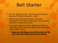 Bell Starter PowerPoint PPT Presentation