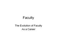 Faculty