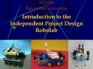 Introduction to the Independent Project Design Robolab