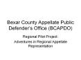 Bexar County Appellate Public Defender PowerPoint PPT Presentation