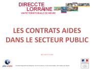LES CONTRATS AIDES