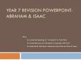 Year 7 Revision PowerPoint- Abraham PowerPoint PPT Presentation