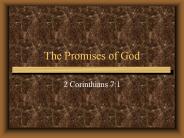 The Promises of God