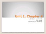 Unit 1, Chapter 4