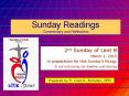 Sunday Readings Commentary and Reflections PowerPoint PPT Presentation