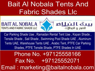 Bait Al Nobaal Tents