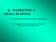 D. MARKETING A