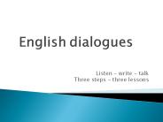 English dialogues