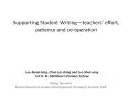 Supporting Student Writing PowerPoint PPT Presentation