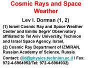 Cosmic Rays and Space Weather