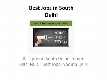 Best job sites in delhi