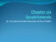 Chapter six Quadrilaterals PowerPoint PPT Presentation