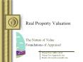 Real Property Valuation PowerPoint PPT Presentation