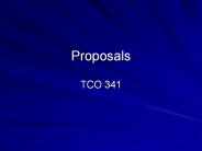 Proposals