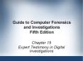 Guide to Computer Forensics and Investigations Fifth Edition PowerPoint PPT Presentation