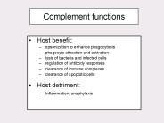 Complement functions