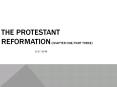 The%20Protestant%20Reformation%20(Chapter%20One/Part%20Three) PowerPoint PPT Presentation