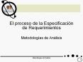El proceso de la Especificaci PowerPoint PPT Presentation