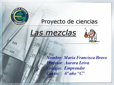 Proyecto de ciencias