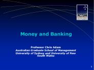 Money and Banking