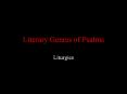 Literary Genres of Psalms PowerPoint PPT Presentation
