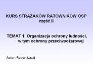 KURS STRAZAK