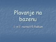 Plavanje na bazenu