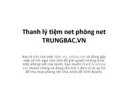 thanh ly tiem net phong net trungbac