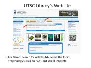 UTSC Library