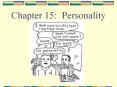 Chapter 15: Personality PowerPoint PPT Presentation