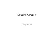 Sexual Assault