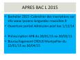 APRES BAC L 2015 PowerPoint PPT Presentation
