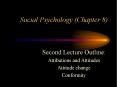 Social Psychology (Chapter 8) PowerPoint PPT Presentation