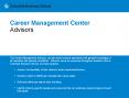 Career Management Center PowerPoint PPT Presentation