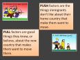 PULL factors are good things they know, or believe, about the new country that makes them want to move there. PowerPoint PPT Presentation