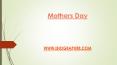 Mothers Day PowerPoint PPT Presentation