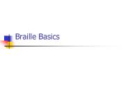 Braille Basics