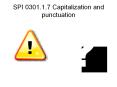 SPI 0301.1.7 Capitalization and punctuation PowerPoint PPT Presentation