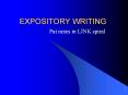 EXPOSITORY WRITING PowerPoint PPT Presentation