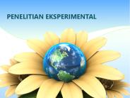 PENELITIAN EKSPERIMENTAL