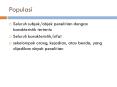 Populasi PowerPoint PPT Presentation