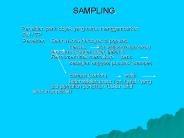 SAMPLING