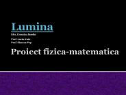 Proiect fizica-matematica