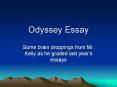 Odyssey Essay PowerPoint PPT Presentation
